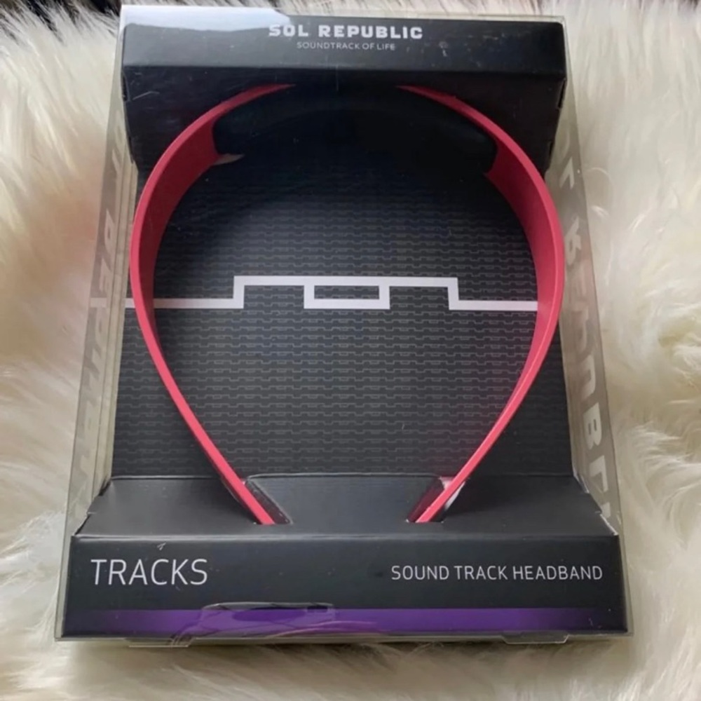 New SOL REPUBLIC 1305-38 Pink HeadBand